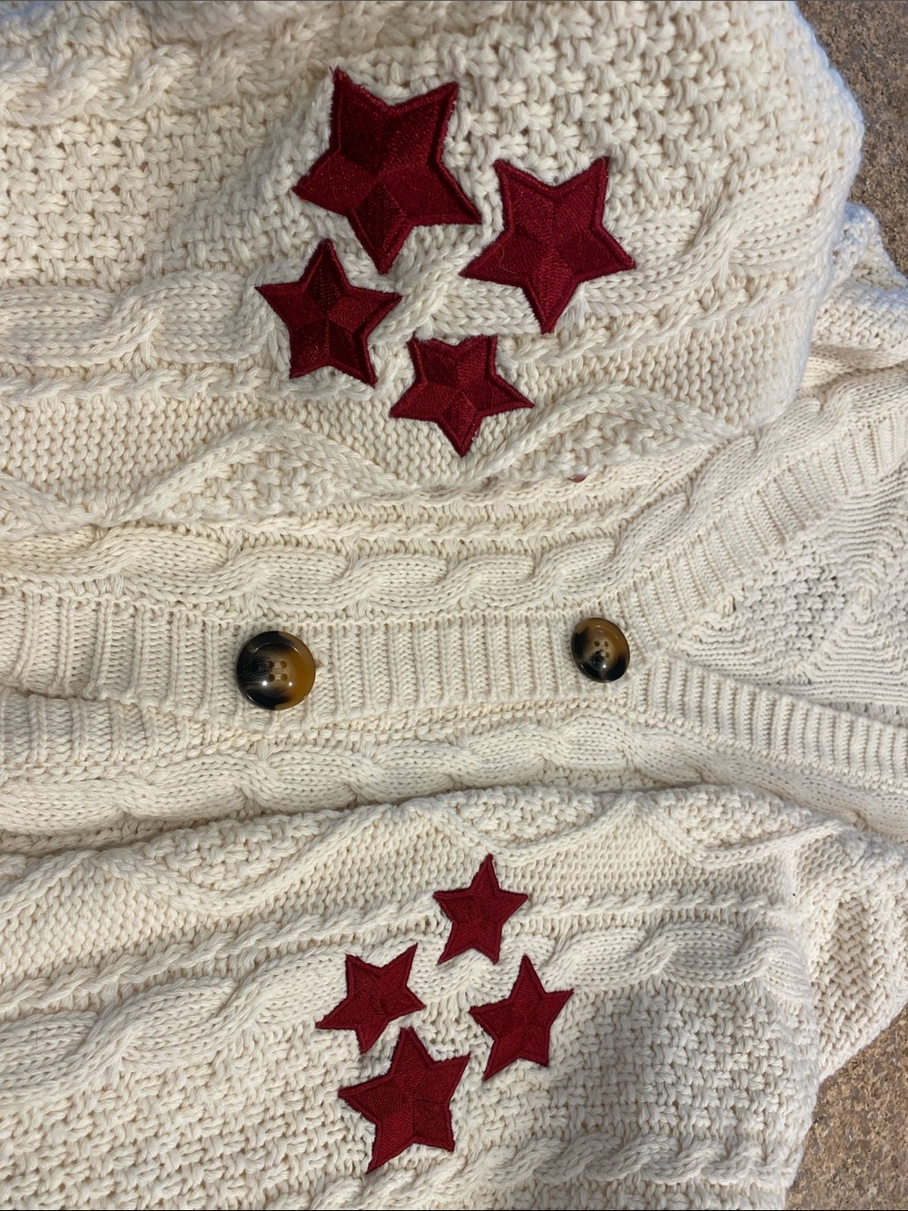 Taylor Swift Original 2021 Release Red TV Cardigan MD/LG RN162098 Stars - Picture 8 of 17